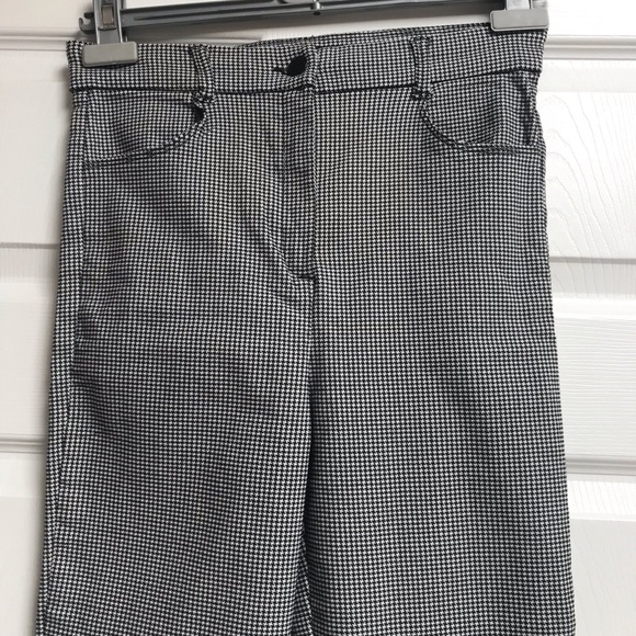 Dynamite Black & White Checkered Women’s Pants - Picture 2 of 6